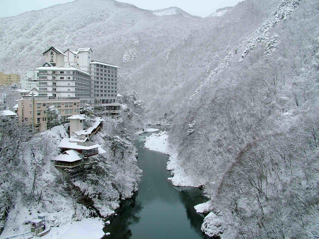 Ookawaso Otel Aizuwakamatsu Dış mekan fotoğraf